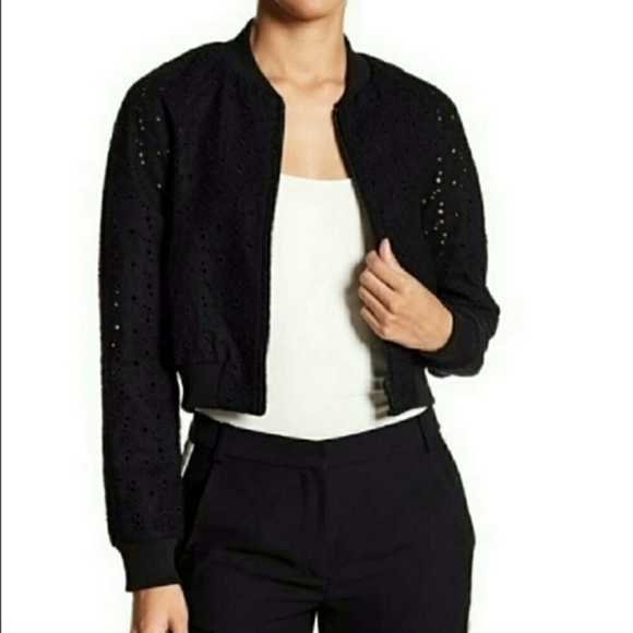 Allsaints Baine Wool Bomber Jacket - Picture 1 of 11